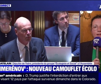 Replay BFM Story - Suspension de MaPrimeRénov': C'est intolérable et extrêmement brutal, dénonce Cyrielle Chatelain (Écologistes et Social)