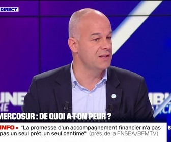 Replay BFM Story Week-end - Mercosur : Nous ne voulons pas d'une agriculture importée qui ne respecte pas nos standards, Arnaud Rousseau - 17/11