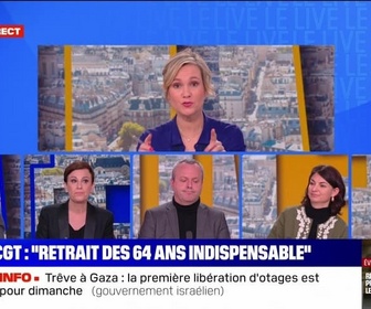 Replay Le Live BFM - CGT : Retrait des 64 ans indispensable - 17/01