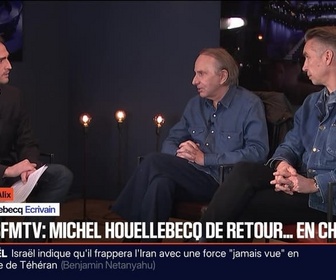Replay BFM Première - Exclu BFMTV : Michel Houellebecq de retour... en chanson ! - 28/01