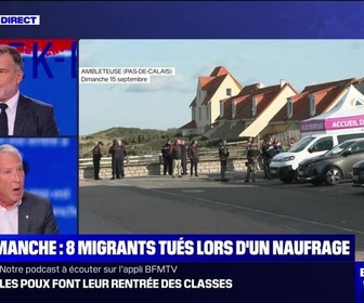 Replay BFM Story Week-end - Story 3 : Manche, 8 migrants tués lors d'un naufrage - 15/09