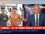 Replay BFM Première - Canicule: quand les habitants vont dormir à l'hôtel pour se rafraîchir