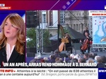 Replay BFM Story Week-end - Hommage à D. Bernard : La République tient encore debout face à ceux qui essayent de l'attaquer, notamment à travers l'école, Maud Bregeon - 13/10