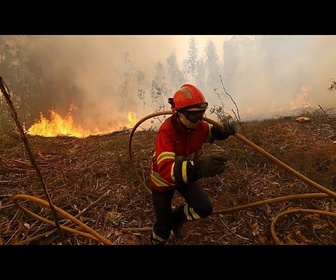 Replay En images, les incendies de forêt menacent les villages au Portugal en raison de la chaleur extrême