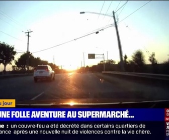 Replay L'image du jour - À 8 ans, elle prend la voiture de sa mère pour aller au supermarché