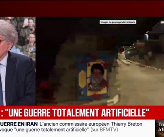 Replay BFM Politique - Guerre au Moyen-Orient: Il faudra une tierce partie pour un éventuel accord, assure Thierry Breton