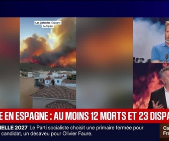 Replay BFM Grand Soir - Incendies en Espagne : au moins 12 morts et 23 disparus - 10/07