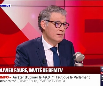 Replay Face à Face - Futur Premier ministre: Ça ne peut pas être François Bayrou, estime Olivier Faure (PS)