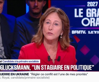 Replay Le Grand Oral 2027 - Il est hors de question de se mettre derrière Jean-Luc Mélenchon, déclare Ségolène Royal, candidate à la primaire socialiste
