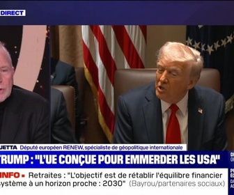 Replay Perrine jusqu'à minuit - Trump : L'UE conçue pour emmerder les USA - 26/02