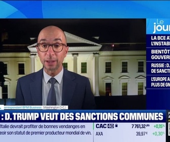 Replay Good Morning Business - Sanctions américaines contre la Russie: Donald Trump demande des efforts aux Européens
