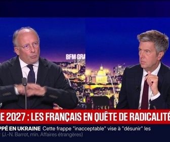 Replay BFM Grand Soir - Sondage 2027 : les français en quête de radicalité.- 14/09