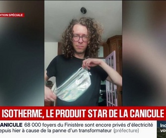 Replay BFM Première - C'est un accessoire tendance et parfait pour cet été à la plage: la banane isotherme, le produit star de la canicule