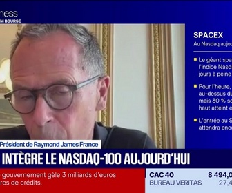 Replay BFM Bourse - USA Today : SpaceX intègre le Nasdaq 100 aujourd'hui, par Thierry Guille - 07/07