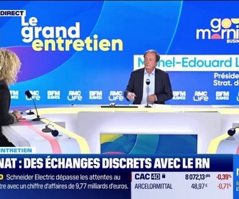 Replay Good Morning Business - Patronat : des échanges discrets avec le RN
