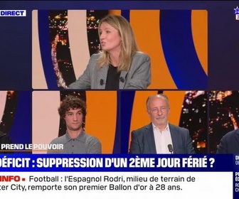 Replay Perrine jusqu'à minuit - Déficit : suppression d'un 2ème jour férié ? - 28/10