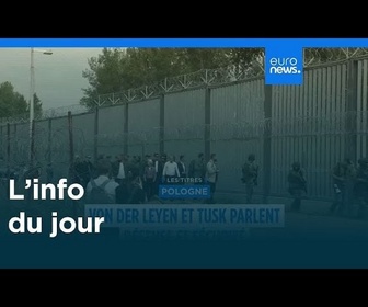Replay L'info du jour | 1er septembre 2025 - Mi-journée