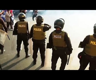 Replay Les travailleurs des transports protestent au Pérou alors que les taux de criminalité...
