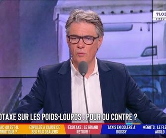 Replay Les Grandes Gueules - Le retour de la taxe poids lourd ! Jean Pierre Farandou favorable