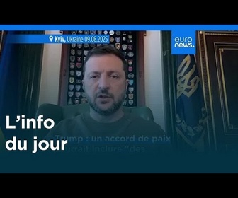 Replay L'info du jour | 10 août 2025 - Mi-journée
