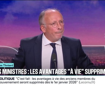 Replay 20H BFM - LE CHOIX D'YVES THRÉARD - Anciens ministres: les avantages à vie supprimés