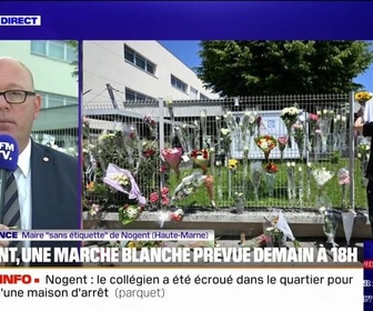 Replay 20H BFM - Surveillante tuée: le maire de Nogent annonce une marche blanche ce vendredi en hommage à Mélanie G.