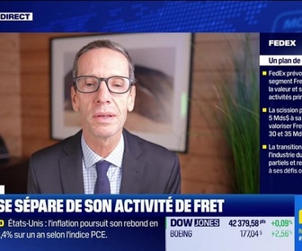 Replay BFM Bourse - USA Today : Fedex scinde en bourse son activité de fret, par John Plassard - 20/12