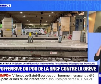 Replay Le Live Week-end - L'offensive du PDG de la SNCF contre la grève - 17/11