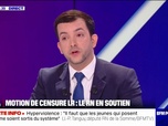 Replay BFM Politique - Nous la voterons, explique Jean-Philippe Tanguy concernant la motion de censure LR