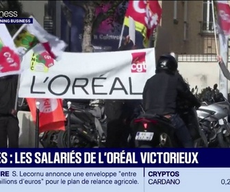 Replay Good Morning Business - Les salariés de L'Oréal ont manifesté pour leurs salaires