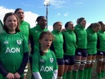 Replay Tournoi des Six Nations de Rugby - Journée 2 : les Irlandaises et leurs deux hymnes face à leur public
