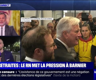 Replay Le 120 minutes - Retraites : le RN met la pression à Barnier - 05/10