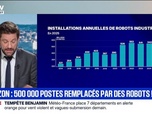 Replay BFM Première - BFM éco : Amazon, 500 000 postes remplacés par des robots ! - 22/10