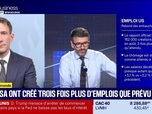 Replay BFM Bourse - L'éco du monde : Les États-Unis ont créé trois fois plus d'emplois que prévu - 04/09
