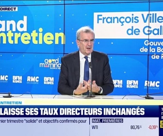 Replay Good Morning Business - François Villeroy de Galhau (Banque de France) : La BCE laisse ses taux directeurs inchangés - 19/07