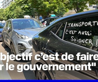 Replay ROBIN DE BFM - Des centaines de taxis manifestent à Paris