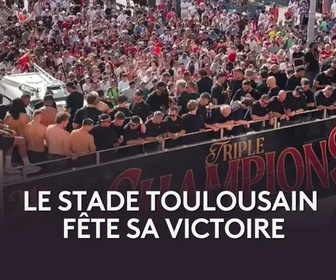 Replay Le Stade Toulousain fête sa victoire en finale du Top 14 Place du Capitole