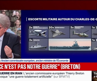 Replay BFM Politique - Guerre au Moyen-Orient: Cette guerre n'est pas notre guerre (...) mais nous sommes tous massivement impactés, affirme Thierry Breton