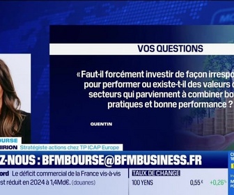 Replay BFM Bourse - Culture Bourse : Faut-il forcément investir de façon irresponsable pour performer ? , par Julie Cohen-Heurton - 27/01
