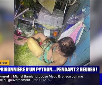 Replay L'image du jour - En Thaïlande, cette femme est restée prisonnière d'un python pendant deux heures