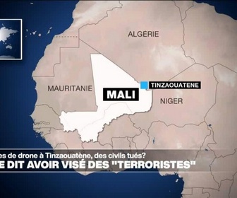 Replay Journal De L'afrique - Mali : frappes de drones à Tinzaouatène, l'armée dit avoir visé des terroristes