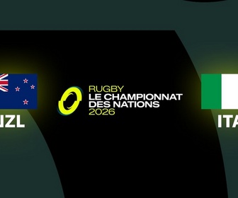 Replay Championnat des Nations de rugby 2026 - Rugby - Le Championnat des Nations - Journée 2 : Nouvelle-Zélande / Italie
