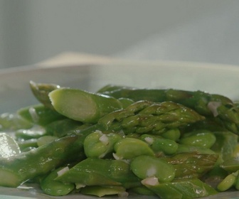 Replay Petits Plats en équilibre - Fèves, asperges vertes au beurre blanc