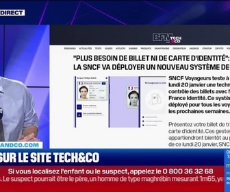 Replay Tech & Co, la quotidienne - À lire sur le site Tech&Co : Plus besoin de billet ni de carte d'identité, la SNCF va déployer un nouveau système de contrôle, par Sylvain Trinel - 20/01