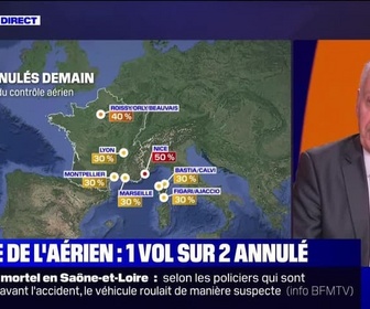 Replay Perrine jusqu'à minuit - Grève de l'aérien : une situation alarmante - 03/07