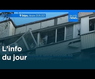 Replay L'info du jour | 20 septembre 2025 - Soir
