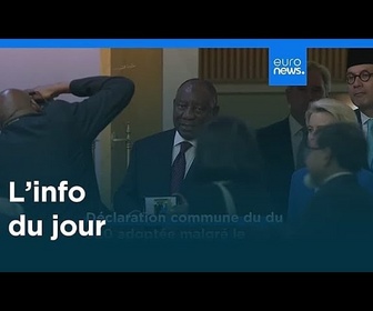 Replay L'info du jour | 23 novembre 2025 - Matin