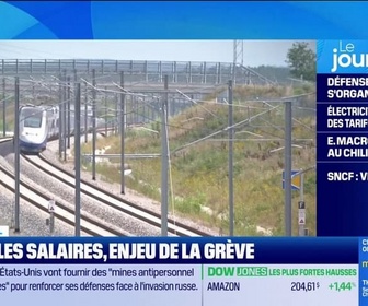 Replay Good Morning Business - SNCF: outre le redécoupage du fret, la revalorisation des salaires, réel enjeu de la grève