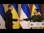 Replay Guerre Russie-Ukraine: le Président finlandais signe en Ukraine un accord de sécurité