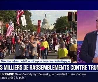 Replay 20H BFM - Rassemblements contre Donald Trump aux États-Unis: C'est assez exceptionnel, explique Bruno Tertrais, directeur adjoint de la Fondation pour la recherche stratégique